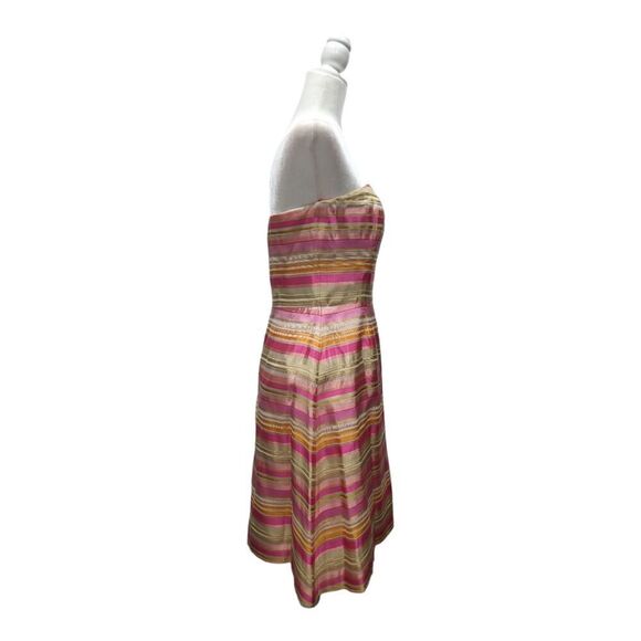 Katlin Argiro Atelier Colorful Striped Strapless A Line Dress, 8 - Picture 2 of 8